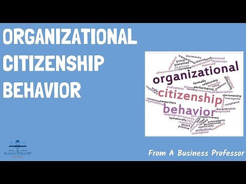 What is Organizational Citizenship Behavior (OCB) ? | From A Business Professor
