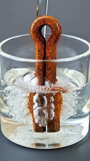 Rusted Cotter Pin vs Acid #Shorts