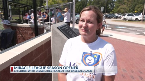Miracle League of Tyler holds first games at new baseball field