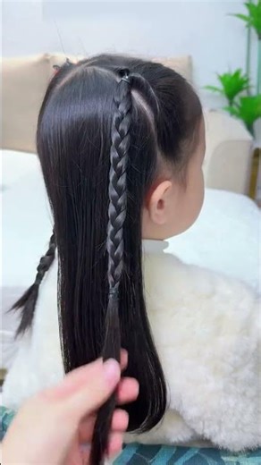 Simple ble pretzels#Braiding is simple and easy to learn#Hairstyle tutorial#Having