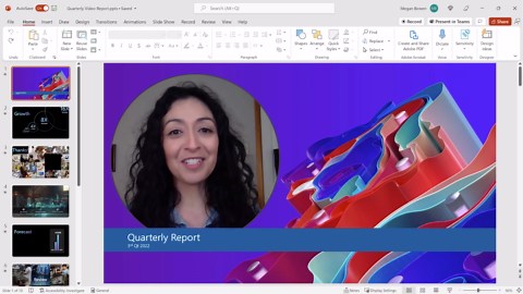 Presenting with cameo