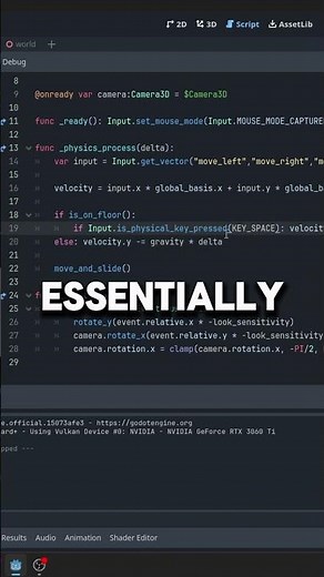 How To Use Physical Input In Godot