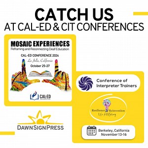 We’re excited to announce that DawnSignPress will be at two upcoming...