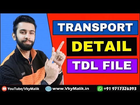 Transporter TDL File in Tally Prime | Transporter Entry In Tally Prime | Tally Prime Free TDL Files