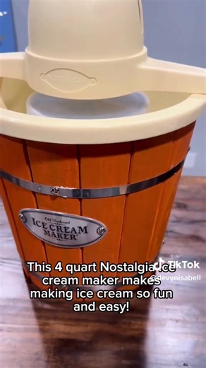 The feeling of making things the old fashioned way just doesn’t compare! Our Ice Cream Makers do that for families and in the end the taste 👅 is great too! #icecream #icecreamday #dessertideas