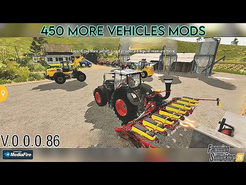 fs20 mod 450 more vehicles v.0.0.0.86 farming simulator 20 latest update