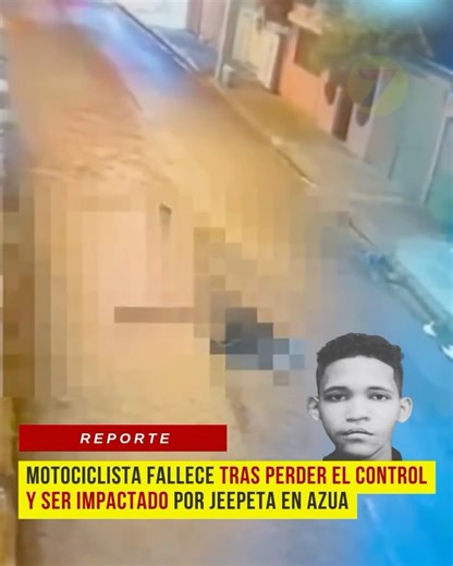 7 Segundos Multimedia | La noche del pasado domingo se registró un trágico accidente vial en Azua que terminó con la vida de Ebell Jonas Antuna Ferreras, de 19... | Instagram