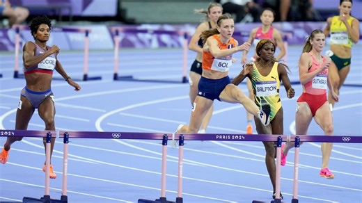 How tall are the hurdles at Olympic races?