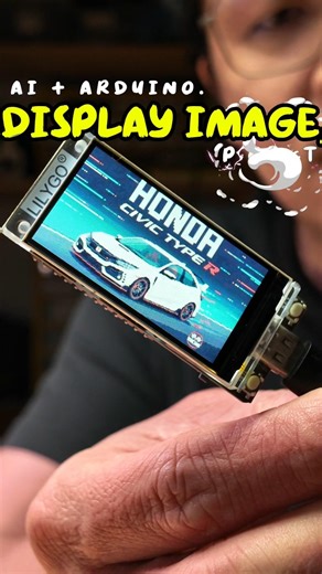 Small display screen/advertising sign with Lilygo T-Display S3 #arduino #esp32 #lilygo