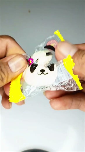 Gagal buka permen marshmellow panda 😀 | ASMR permen marshmellow