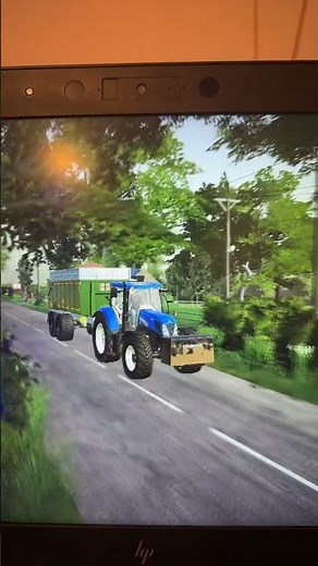 New Holland carting sugar beet for pigs fs19