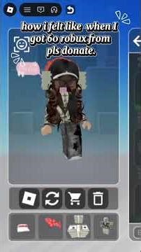 its my first time getting robux so you can't blame me. (and don't mind the bad fit) #robux