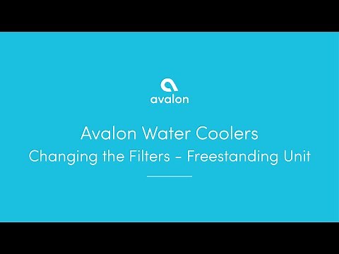 Avalon Water Cooler - Changing the Filters Freestanding Unit