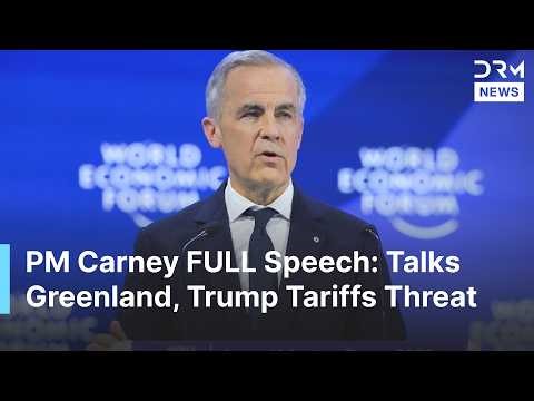 FULL REMARKS: Canada PM Carney Sounds Alarm on Greenland, Trump Tariffs & Global Power | AQ1B