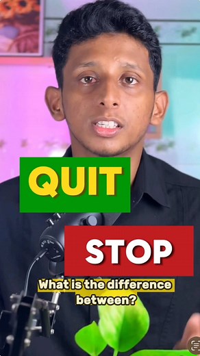Quit vs. Stop: Key Differences Explained in English