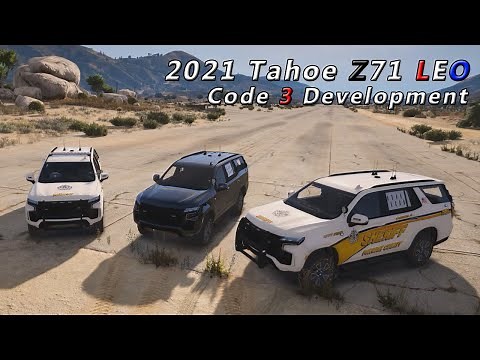 GTA 5 FiveM | 2021 Tahoe Z71 LEO | Showcase | Code 3 Development