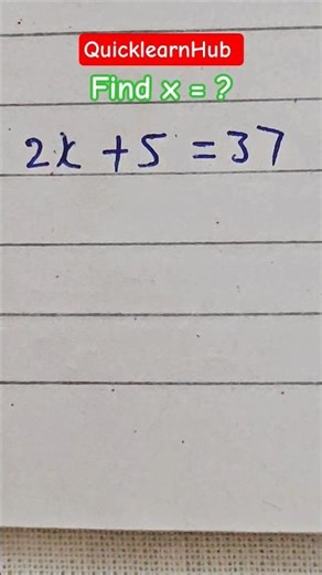 Find x = ? #simplification #trending #mathematics #shortvideo #shorts #viralvideo