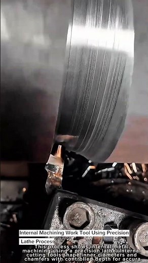 Internal Machining Work Tool Using Precision Lathe Process #worktool