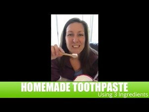 3 Ingredient Homemade Toothpaste