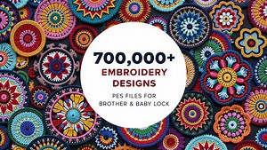 700,000 Embroidery Designs: PES Files for Brother & Baby Lock (digital Download) - Etsy