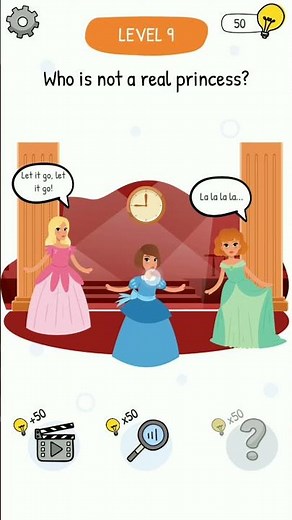 Who is? Level 9 Who is not a real princess