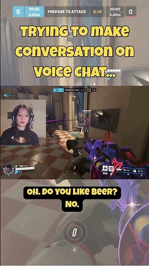 Trying to make conversation on Voice Chat feels like