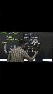 Class 12 | AOD | Ex-6.2 Increasing & Decreasing Function #class12maths #boardexam #oneshot