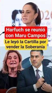 Sheinbaum reveals: Harfuch stopped Maru Campos for not following the law