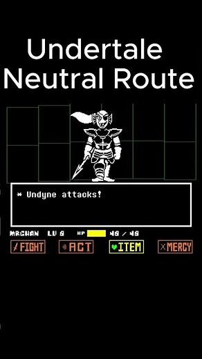 Undertale Neutral Route #undertale #gaming #shorts