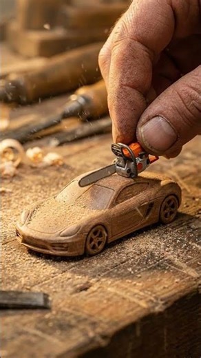 Satisfying Mini Car Cutting with Drill Machine