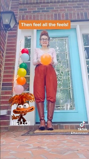 DIY Costume: Anxiety from Inside Out 2! 🧡 #goodwillhalloween