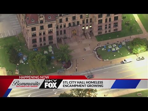 City Hall homeless encampment growing downtown