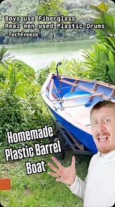 What other crazy boat builds have you seen? Would you try this? 🎥 TechFreeze (see more of this boat) #boat #boats #kayak #kayakfishing #fishingkayak #diy #homemade #fyp | Kayak DIY