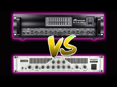 Ampeg SVT-4 vs Fender 800 Pro - Bass Amp Comparison