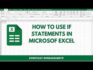 How to use IF Statements in Microsoft Excel