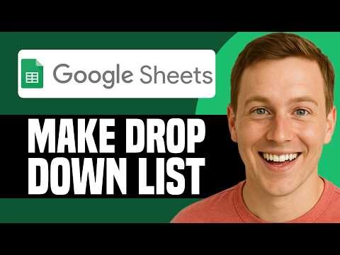 How To Make Drop Down List In Google Sheets - Step By Step Tutorial