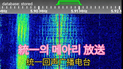 朝鲜对南广播(统一的回声)收波实况