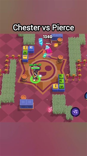 Chester vs Pierce | Brawl Stars #shorts Part 2937