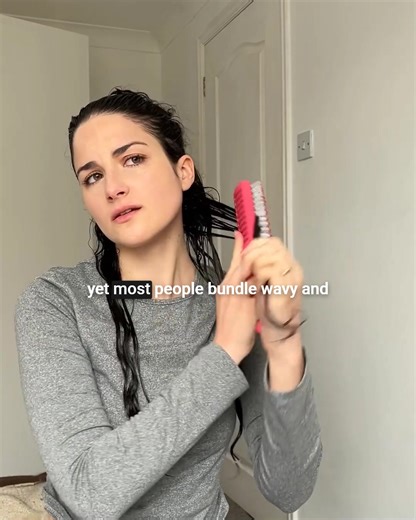 Curly hair is coarser. It forms bouncy ringlets or tight spirals....