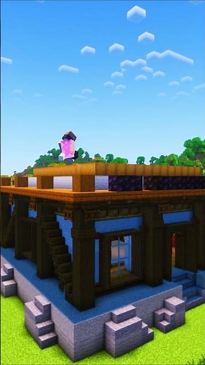 Dojo House Design ⛩️ #minecraft #minecraftbuild #minecraftideas #minecrafttutorial