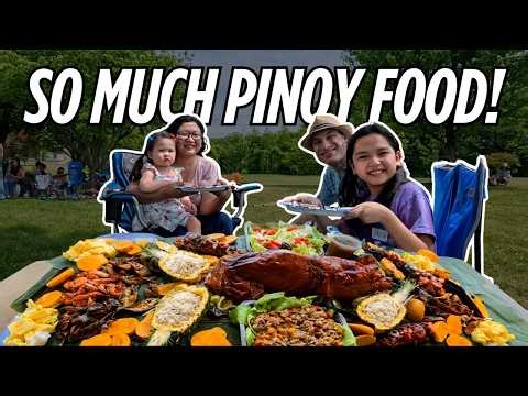 Pinoy Picnic in America 🇵🇭 Huge Potluck, Cultural Dances & Balut Challenge | The Firrantello Fam