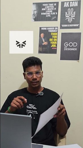 “How I Created My College Logo 🔥 | Graphic Design Story”