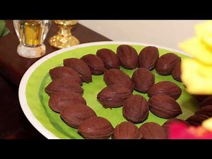 Oreshki – Russian Walnut Shaped Cookies with Chocolate Ganache filling