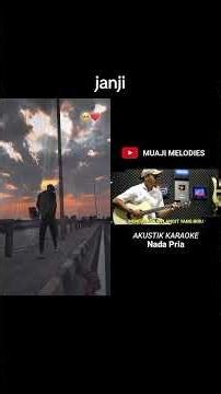 karoke akustik tes vokal tanpa mic lagu janji