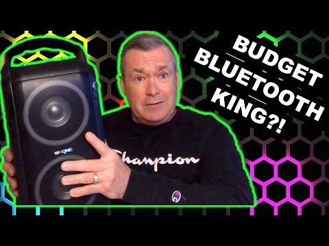 W-King T9 Bluetooth Speaker Review! 80 Watts of Portable Party Sound!