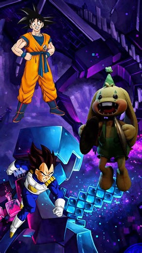 Goku and Vegeta Vs Poppy playtime #shorts #edit #goku #vegeta #poppyplaytime