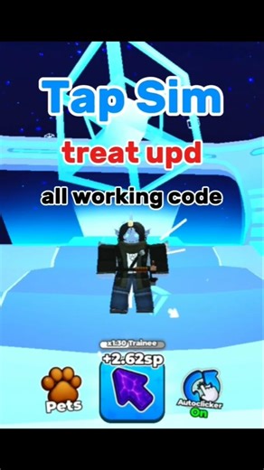(NEW!)TAP SIMULATOR treat update all working code | Roblox