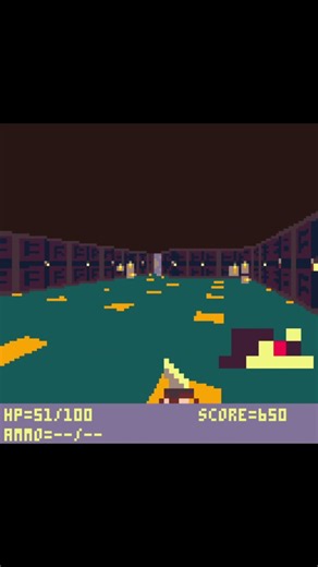 Raycaster: Enemigos y Armas #gamedev #gaming #retrogaming #raycast #nostalgia #juegos #retro