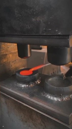 Forging Spoons Process! | How Metal Spoons Are Made 🥄 #forging #process #metal #viralreels
