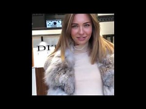 BEAUTIFUL RUSSIAN LADY IN LYNX FUR